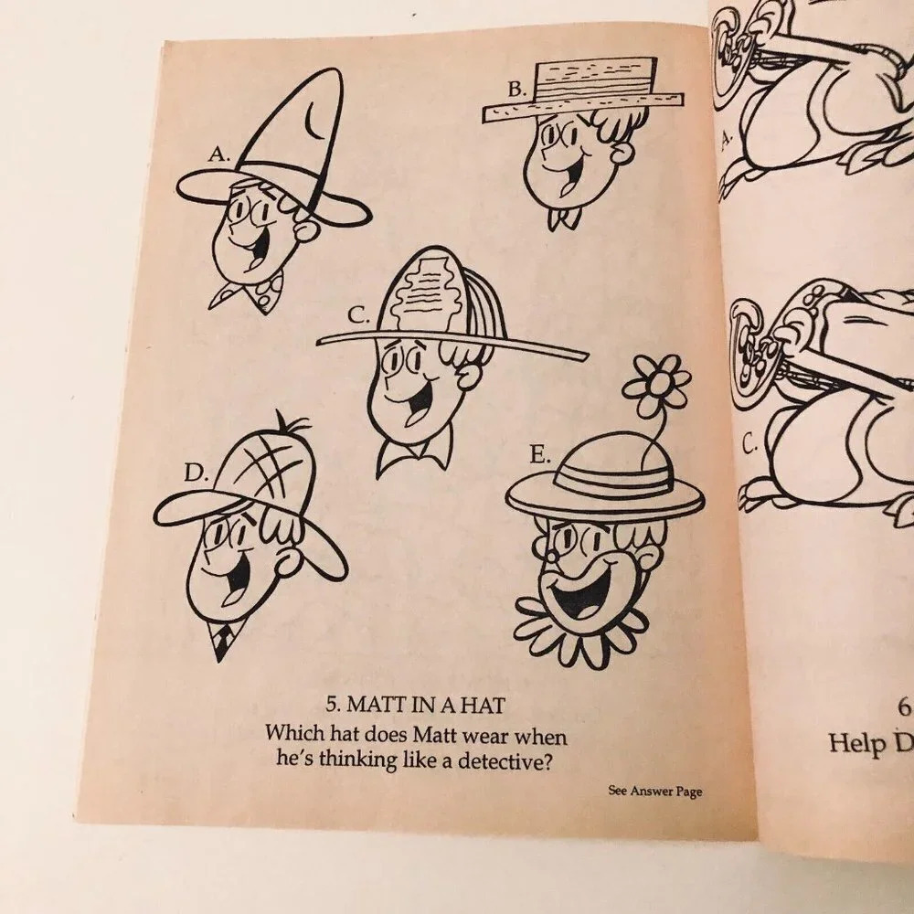 Vintage 1995 The  Adventures of Dudley The Dragon Coloring and Activity Books - Picture 9 of 16